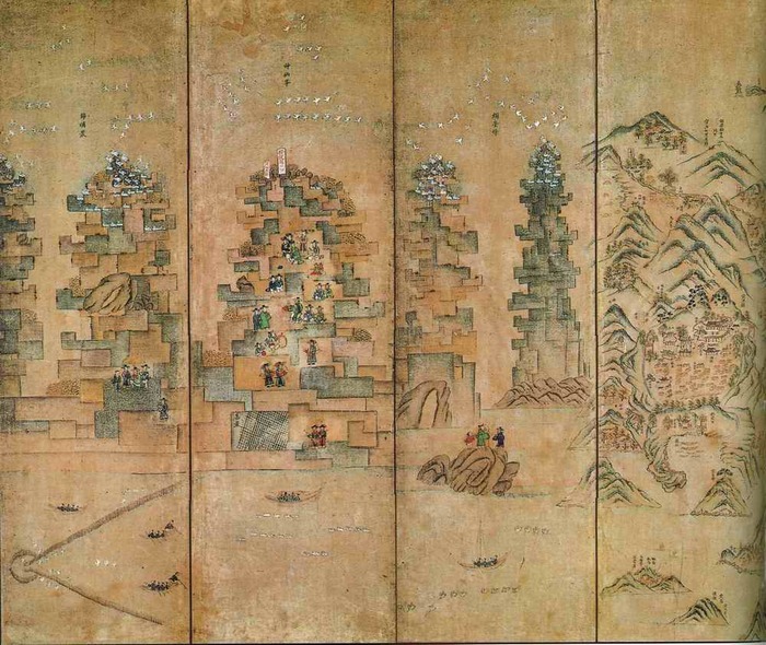 朝鮮民画（9）「山水図―金剛山図」民画の本質: わくわくアート情報